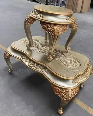Set of Royal Center Table With 2side Stool