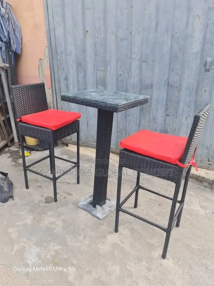 Two Seater High Bar Stool