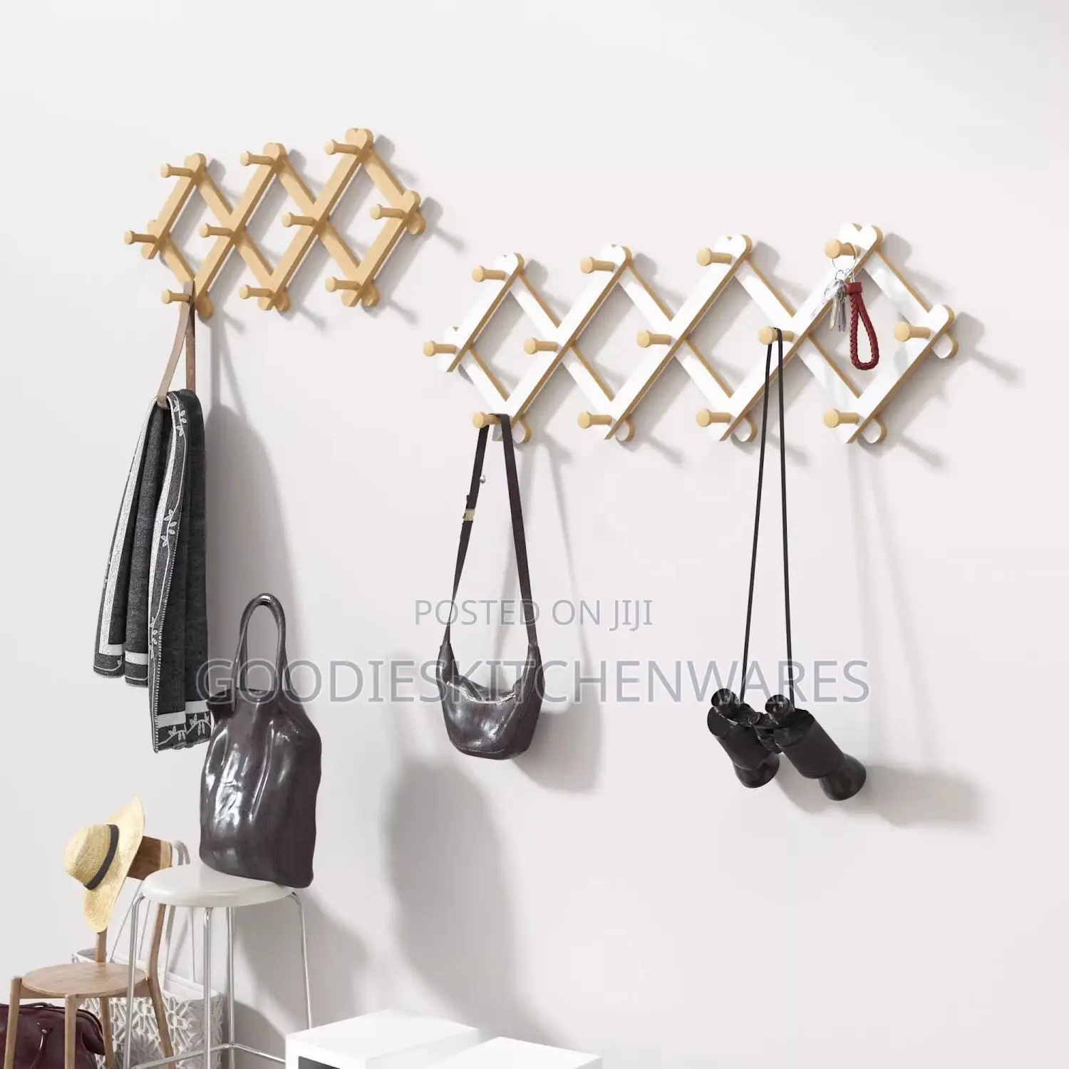 Wooden Bag Hanger