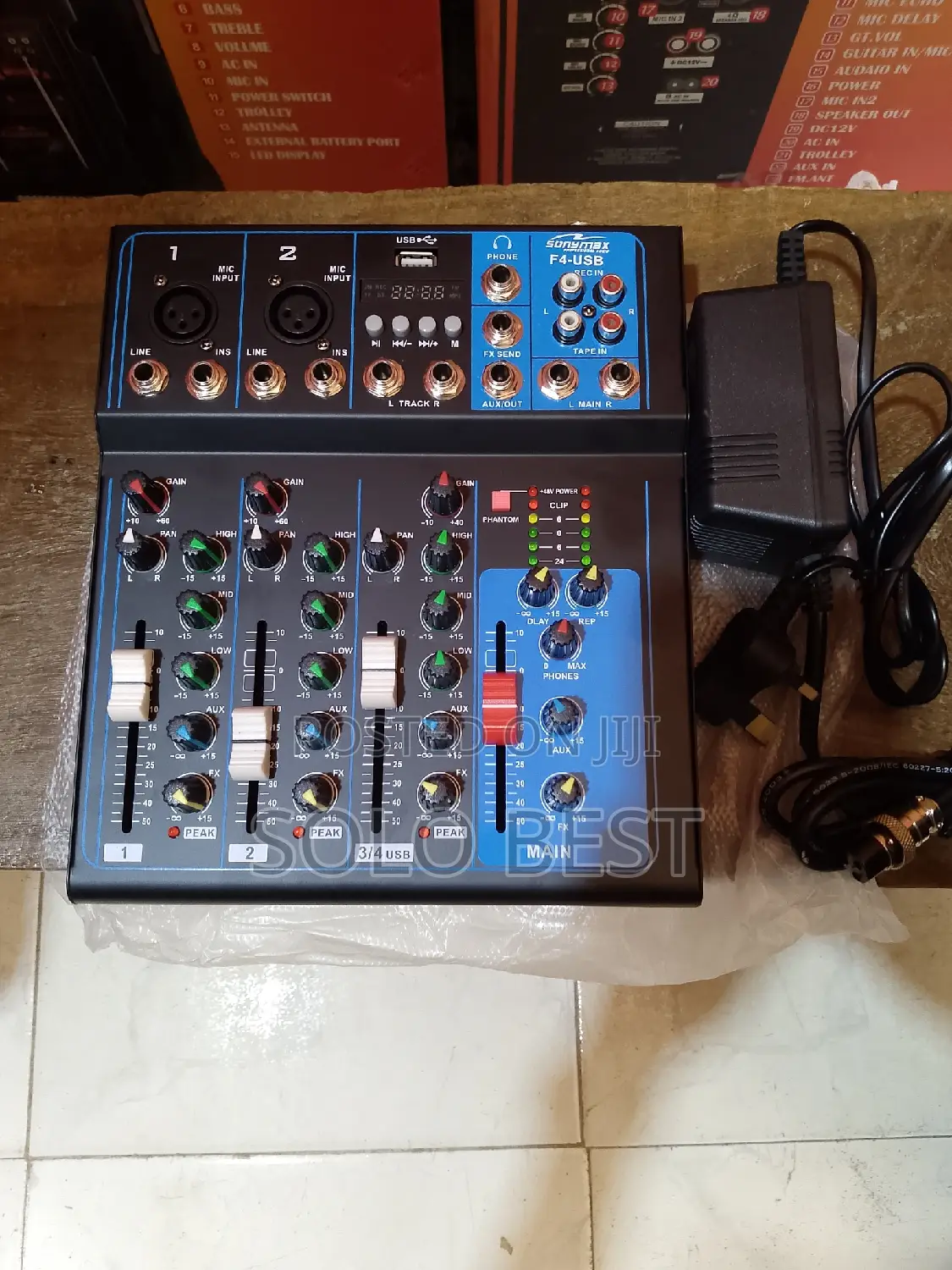 F 4 Channel Mini Mixer