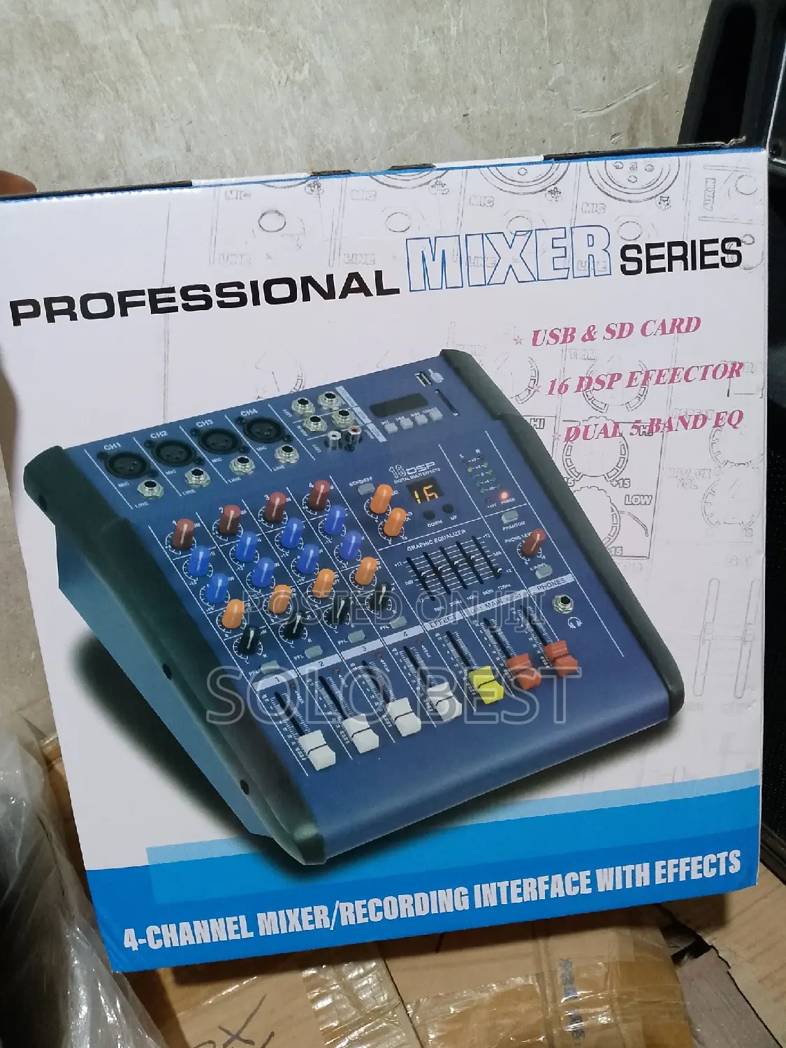 4 Channel Powered Yamaha Mixer With USB