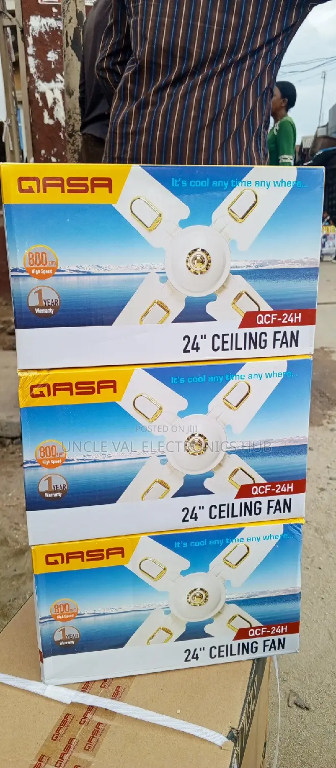 Qasa Short Blade Ceiling Fan 24"