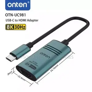 Onten USB - C to Hdmi V2.1 Cable Adapter