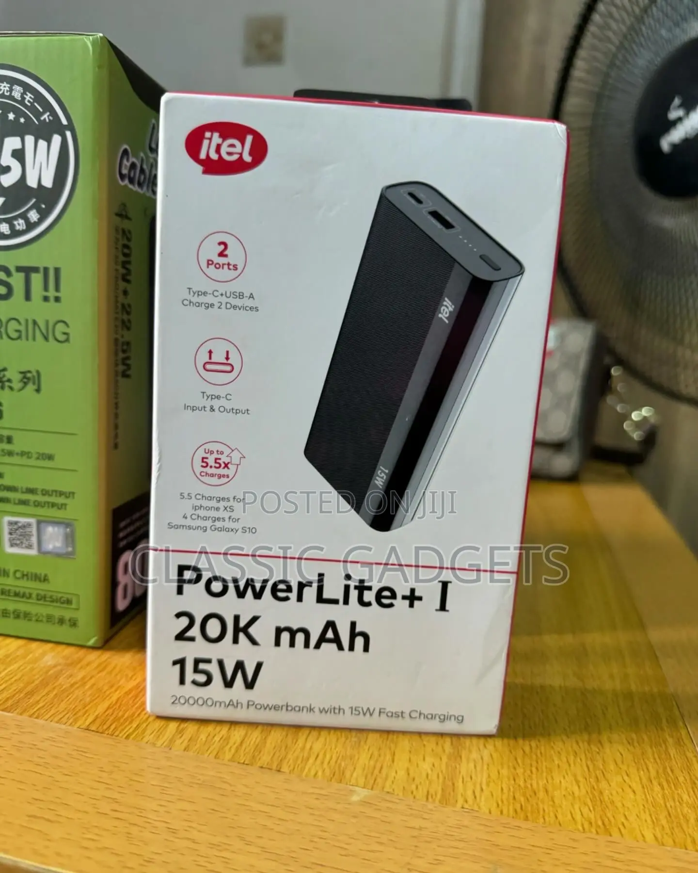 Itel Powerlite +L 15w Power Bank With Type C Output