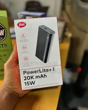 Itel Powerlite +L 15w Power Bank With Type C Output