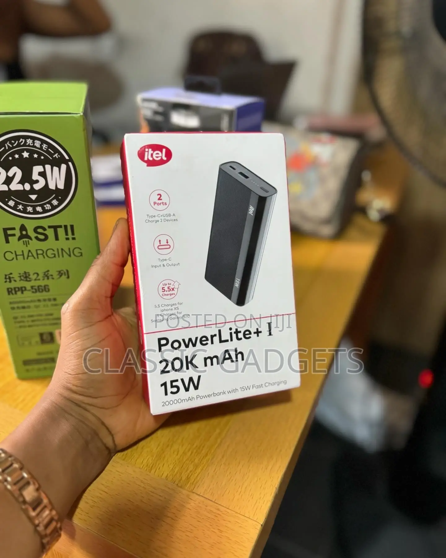 Itel Powerlite +L 15w Power Bank With Type C Output