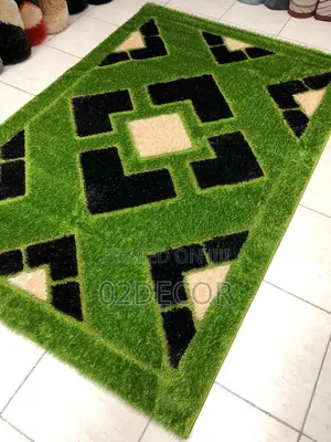 Lemon and Cream Design Center Rugs