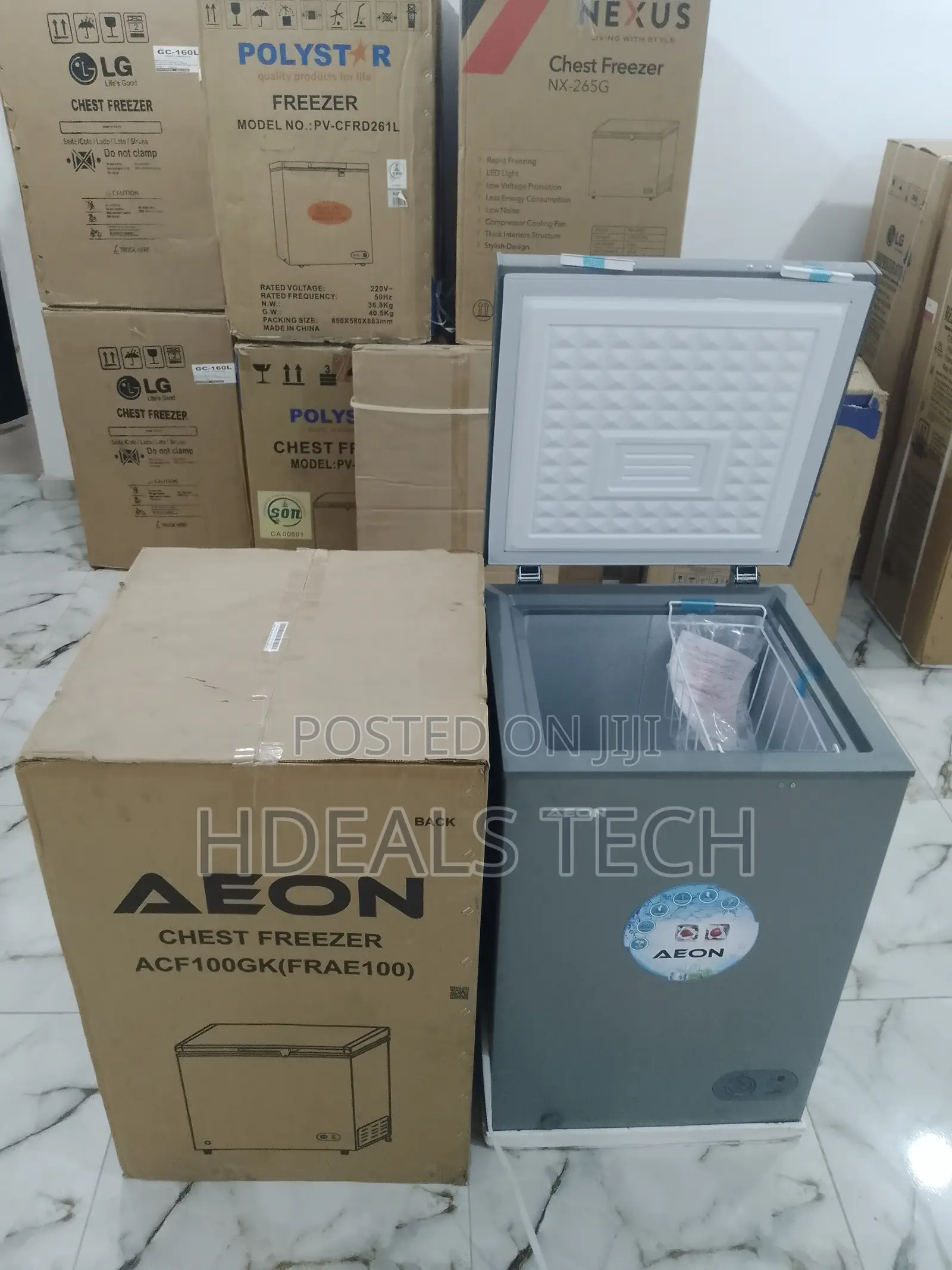 High Efficiency Aeon 100l Chest Freezer.