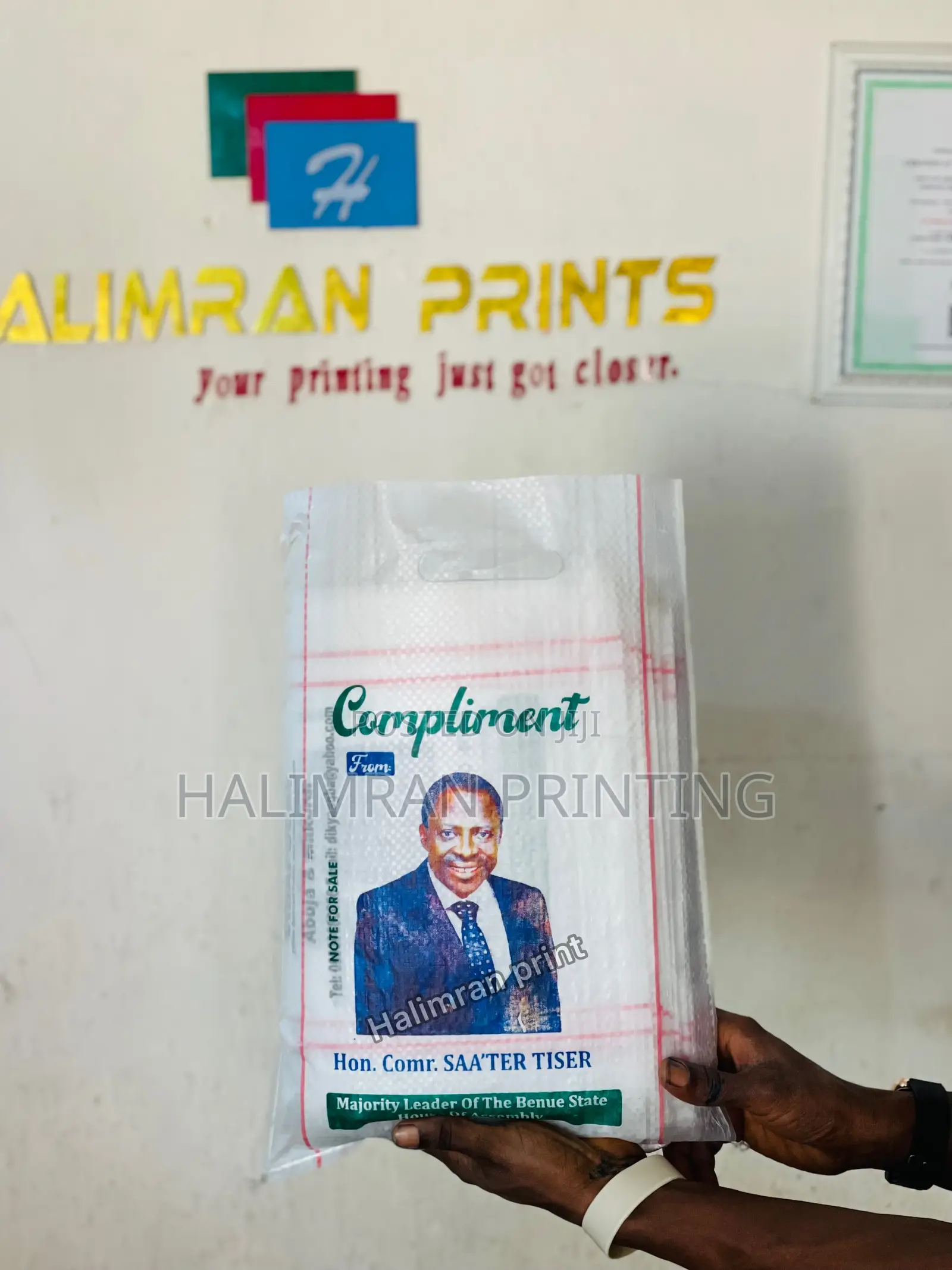 Thick Transparent Packaging Bag Printing Abuja. Wrapper