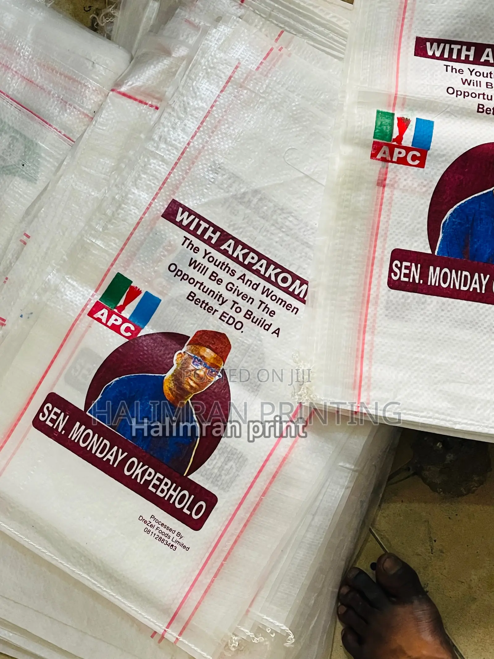 Thick Transparent Packaging Bag Printing Abuja. Wrapper