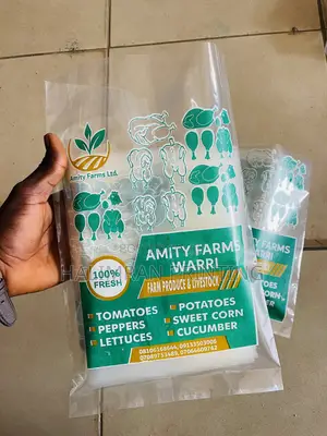 Thick Transparent Packaging Bag Printing Abuja. Wrapper