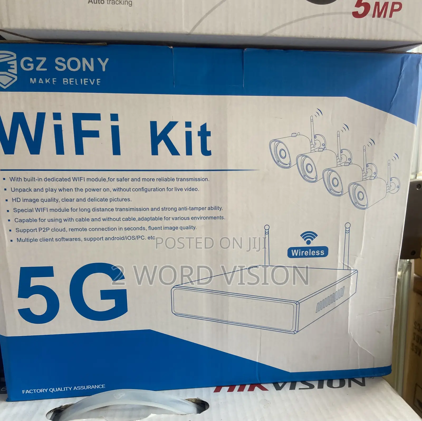4channel Wi-Fi Wireless Kits CCTV