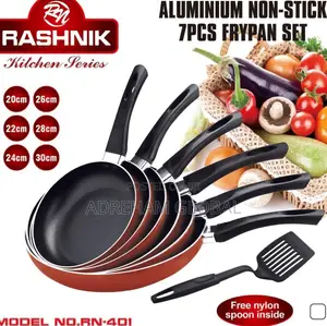 Rashnik 7pcs Frying Pan Set 1 Spoon
20/22/24/26/28/30