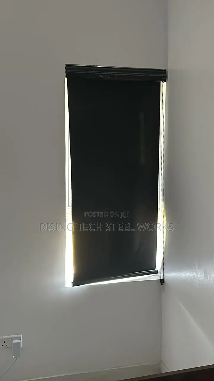 Pure Black Window Blind