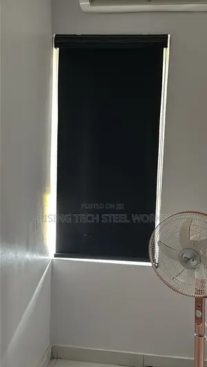 Pure Black Window Blind