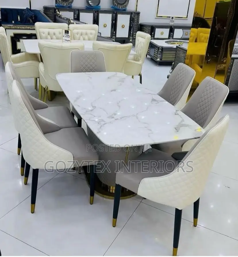 Marble Dinning Table Set