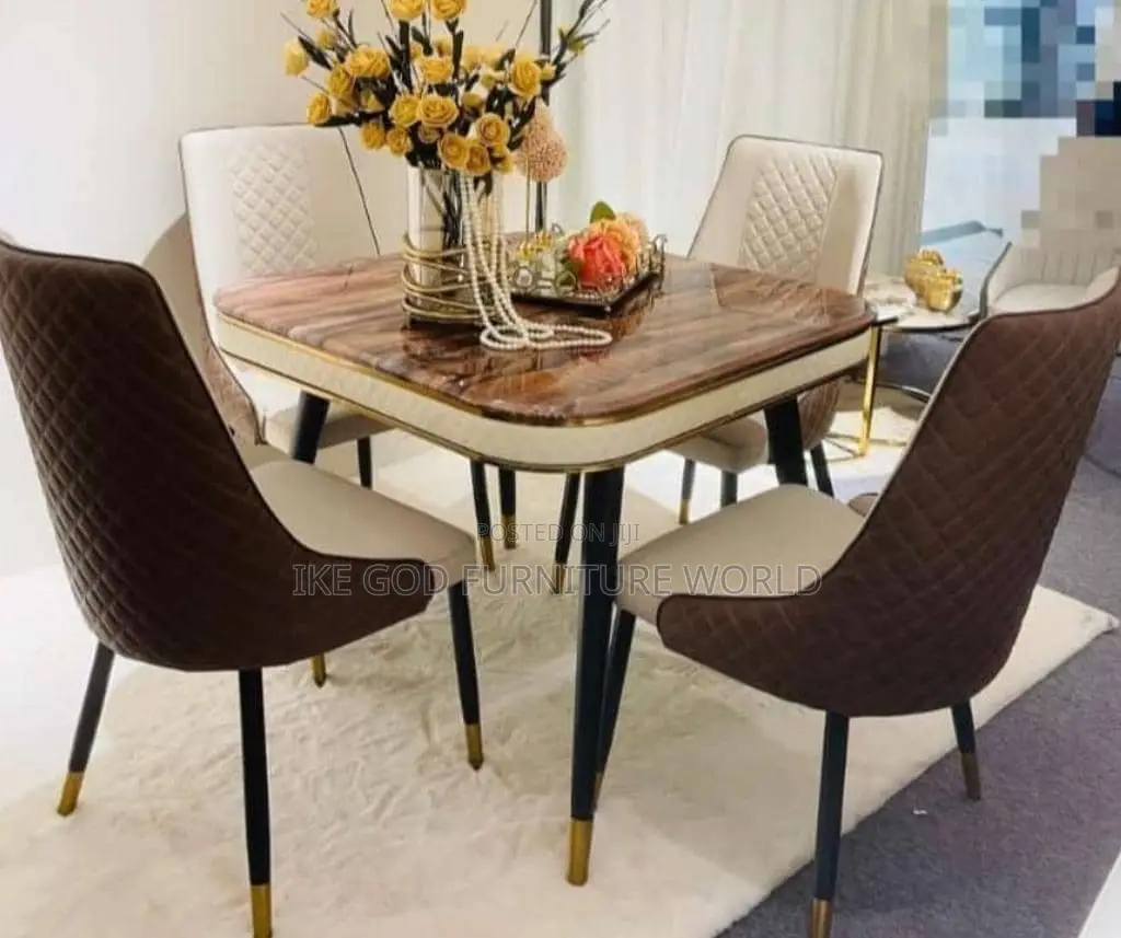 4seater Imported Turkish Marble Dining Table