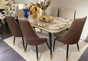 6seater Imported Turkish Marble Dining Table