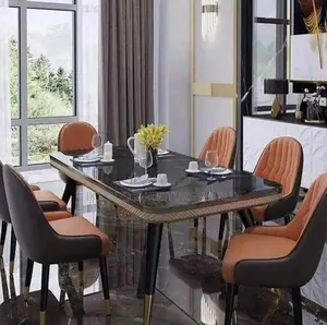 6seater Imported Turkish Marble Dining Table