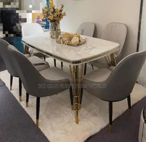 6seater Imported Turkish Marble Dining Table