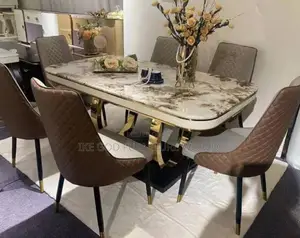 6seater Imported Turkish Marble Dining Table