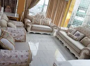 7seater Imported Turkish Royal Fabric Sofa Chair