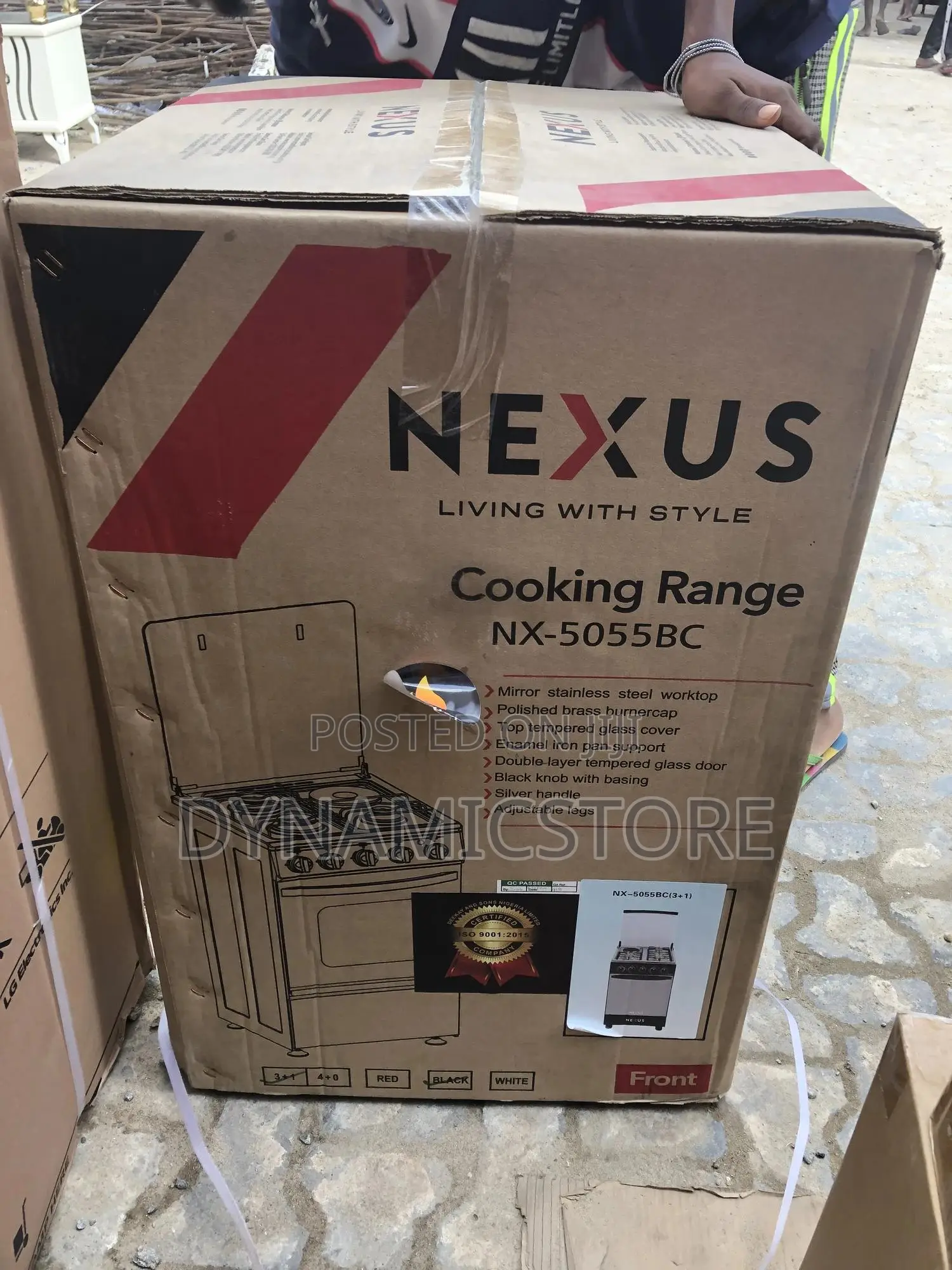 Nexus 50x55 Gas Burner Auto Ignition 3+1