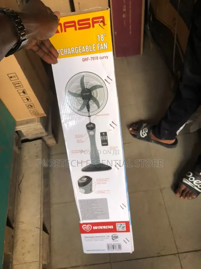 18inches Rechargeable Fan Qasa