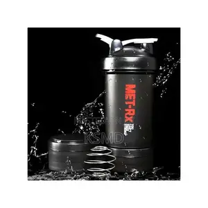 Double Layer Gym Sports Shaker Bottle Whey Protein Shake Mix