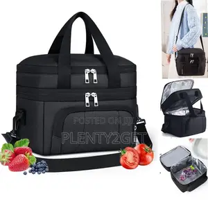 12 Litre Insulated Lunch Box Black