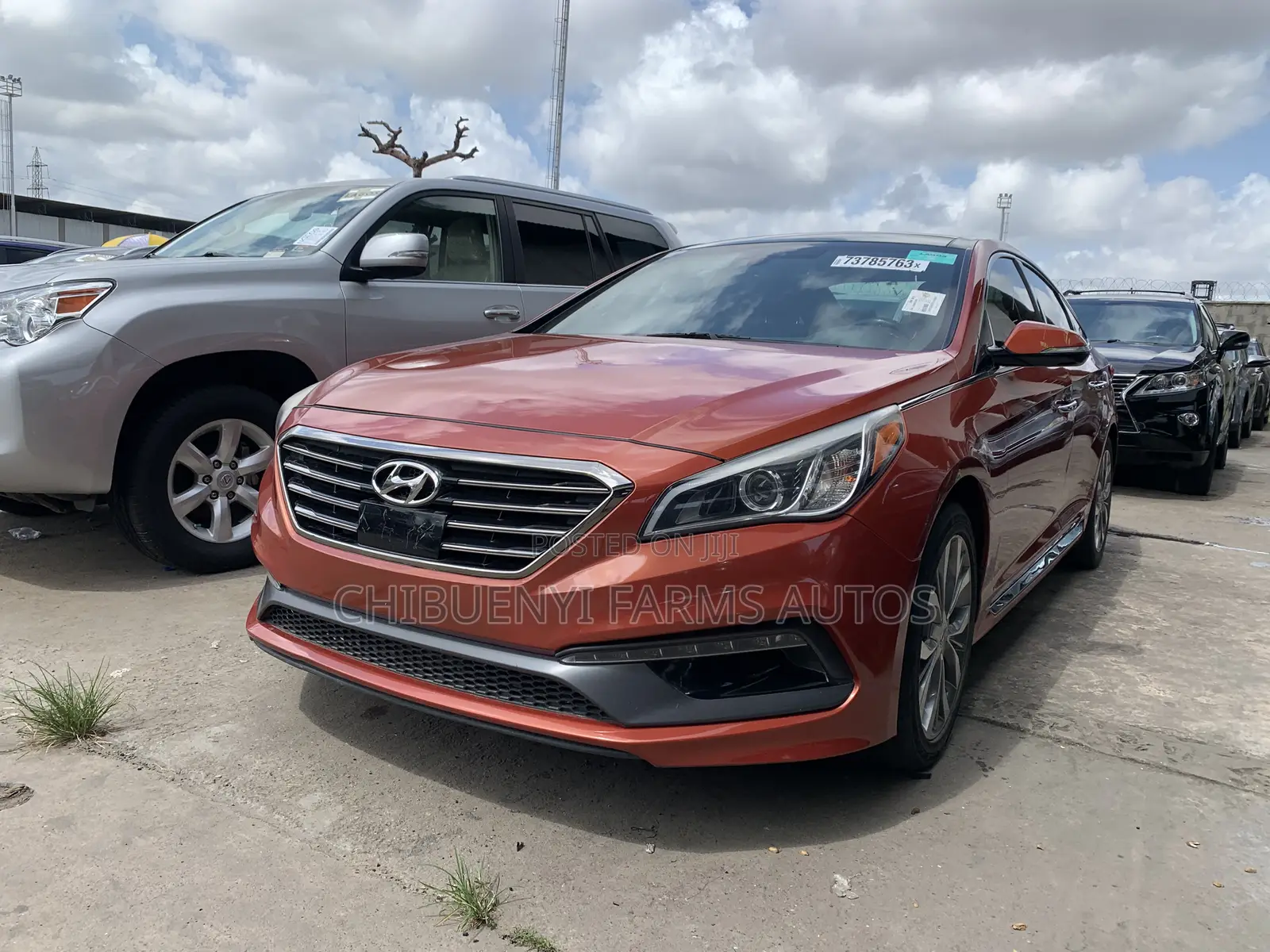 Hyundai Sonata 2015 Orange