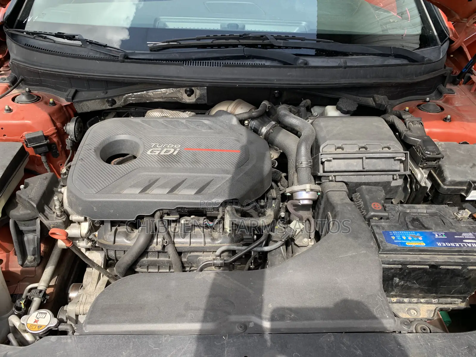 Hyundai Sonata 2015 Orange