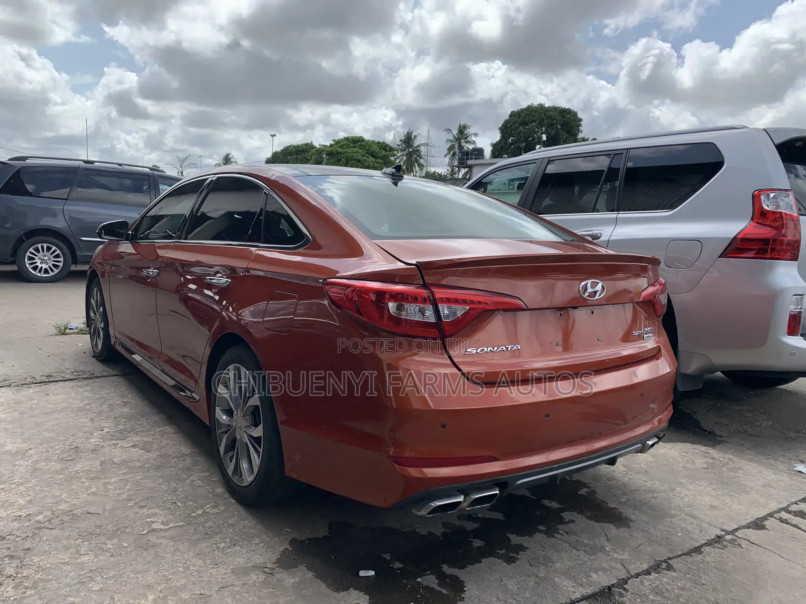Hyundai Sonata 2015 Orange