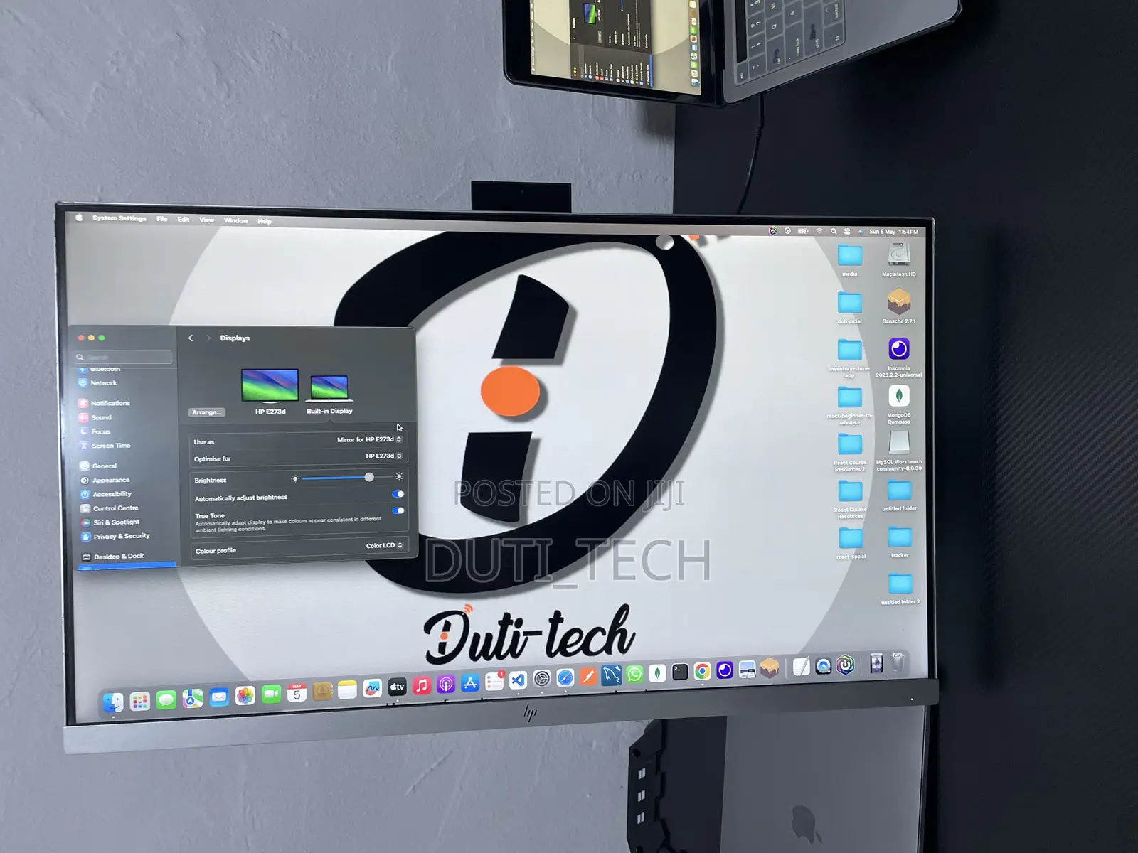 Hp Elitedisplay 24” Ips Docking With Pop-Up Webcam Monitor