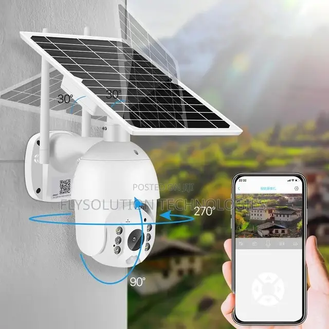 UBOX Wifi Solar PTZ Outdoor Surveillance Camera