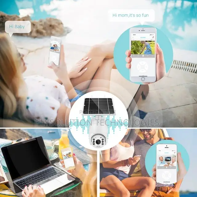 UBOX Wifi Solar PTZ Outdoor Surveillance Camera