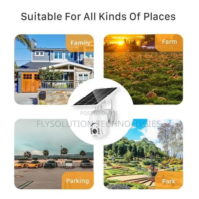UBOX Wifi Solar PTZ Outdoor Surveillance Camera