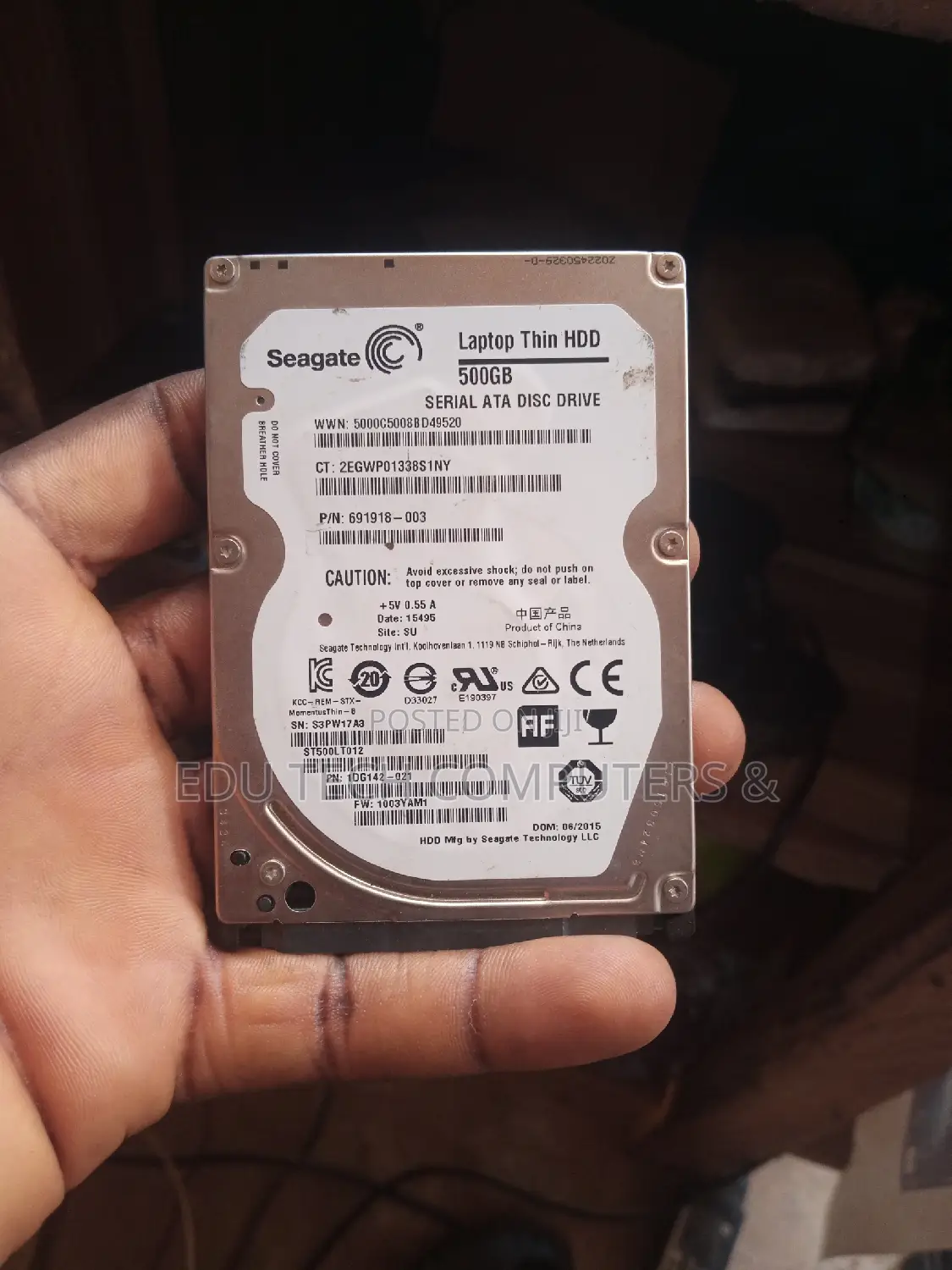 500GB HDD Hard Drive