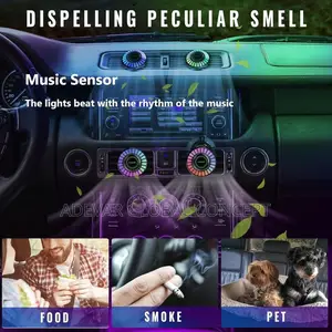 Britzgo Car Music Aromatherapy Full Color Breathing Light