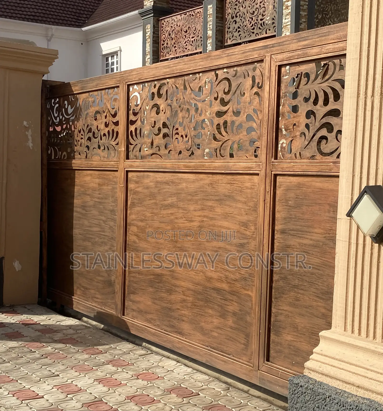 Lasercut Bronze Gate
