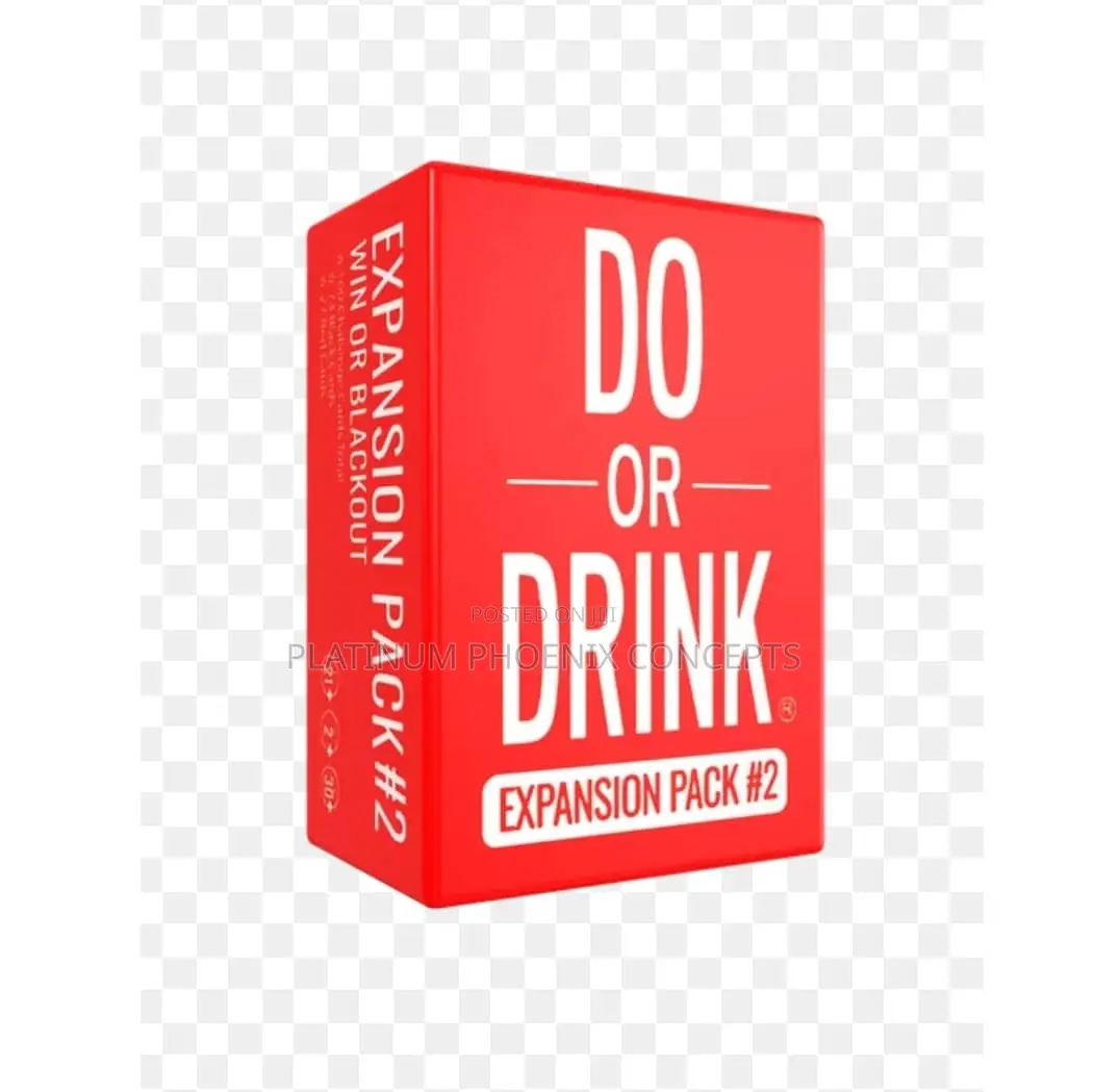 Do or Drink Game Card
