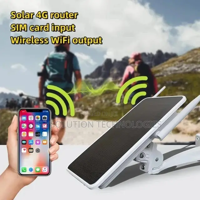 4G Solar Powered Universal Wifi Internet Router | 6W