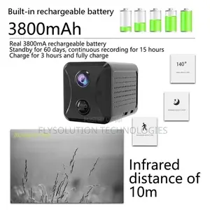 Ubox Mini 4g Indoor Solar Powered Surveillance Camera