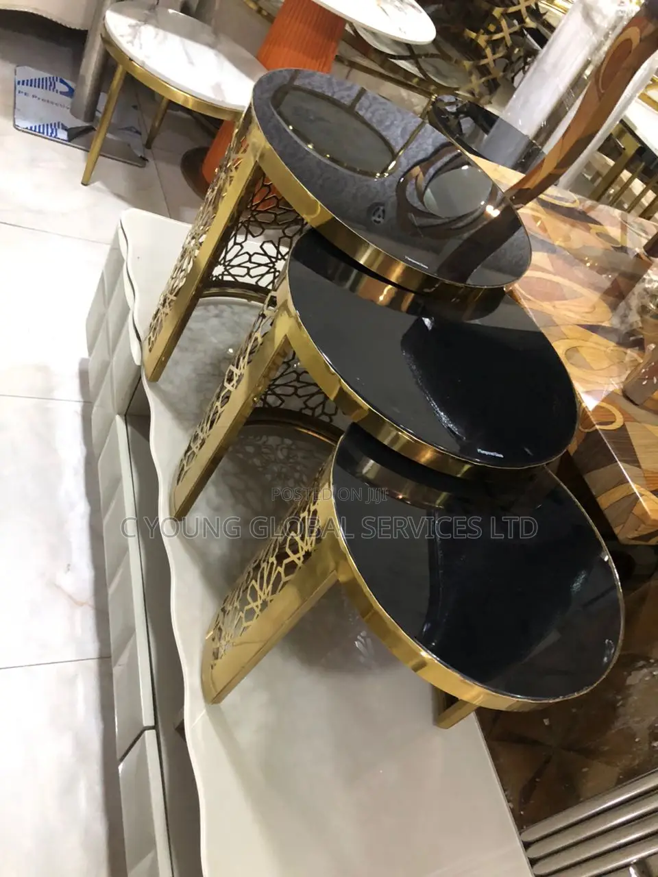 High Quality Side Stool Glass