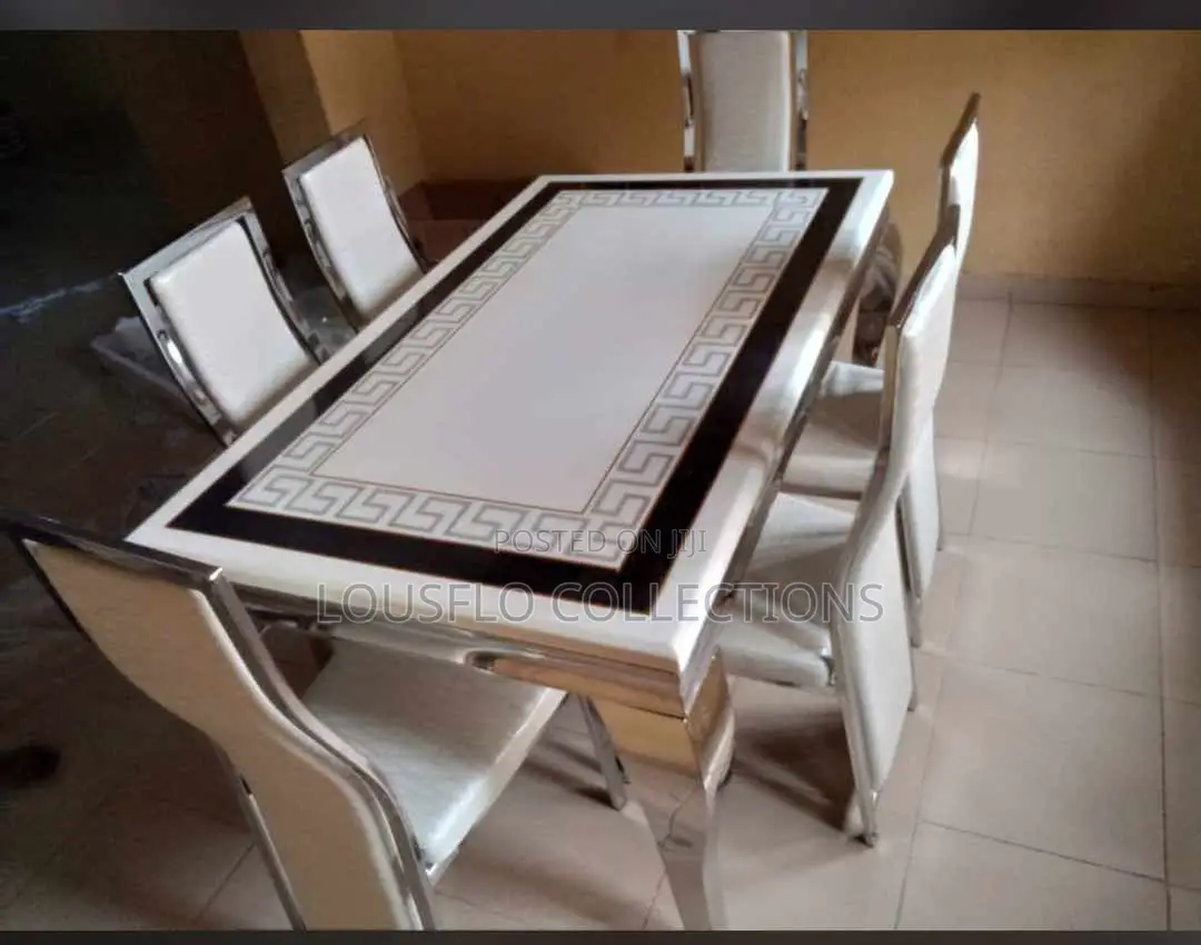 6 Seaters Marble Dinning