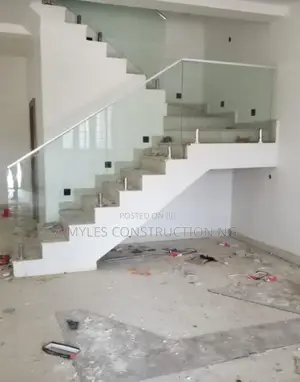 Stircase Design Glass Handrail