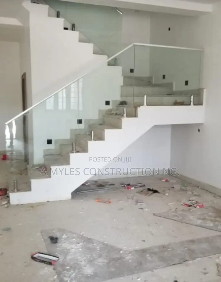 Stircase Design Glass Handrail