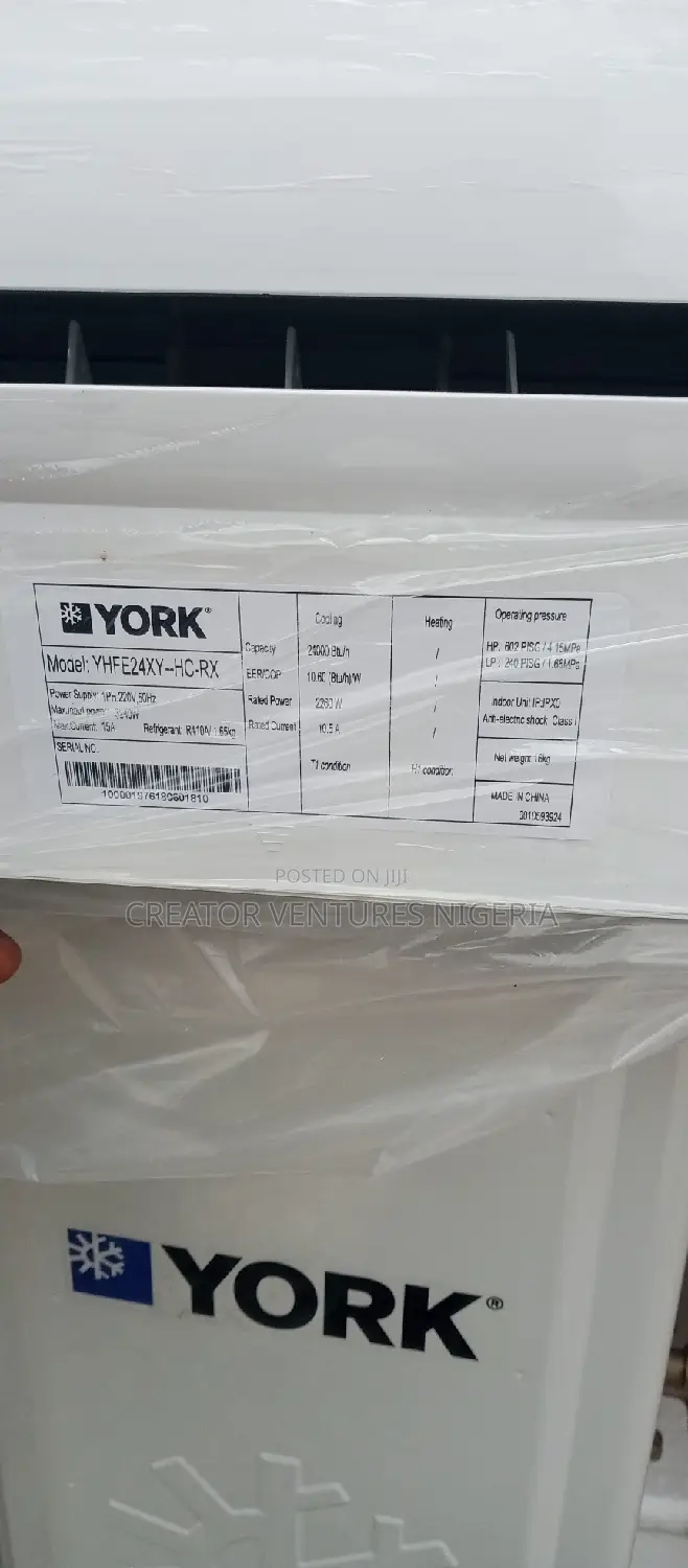 York Split Unit Ac Low Voltage,Fully Coper,Fast Cooling,R410