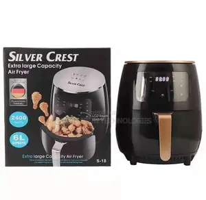 Silver Crest Air Fryer Extra Large Capacity 2400W 6L | S-18