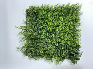 Synthetic Boxwood Wall Mat for Interior, Exterior and Event